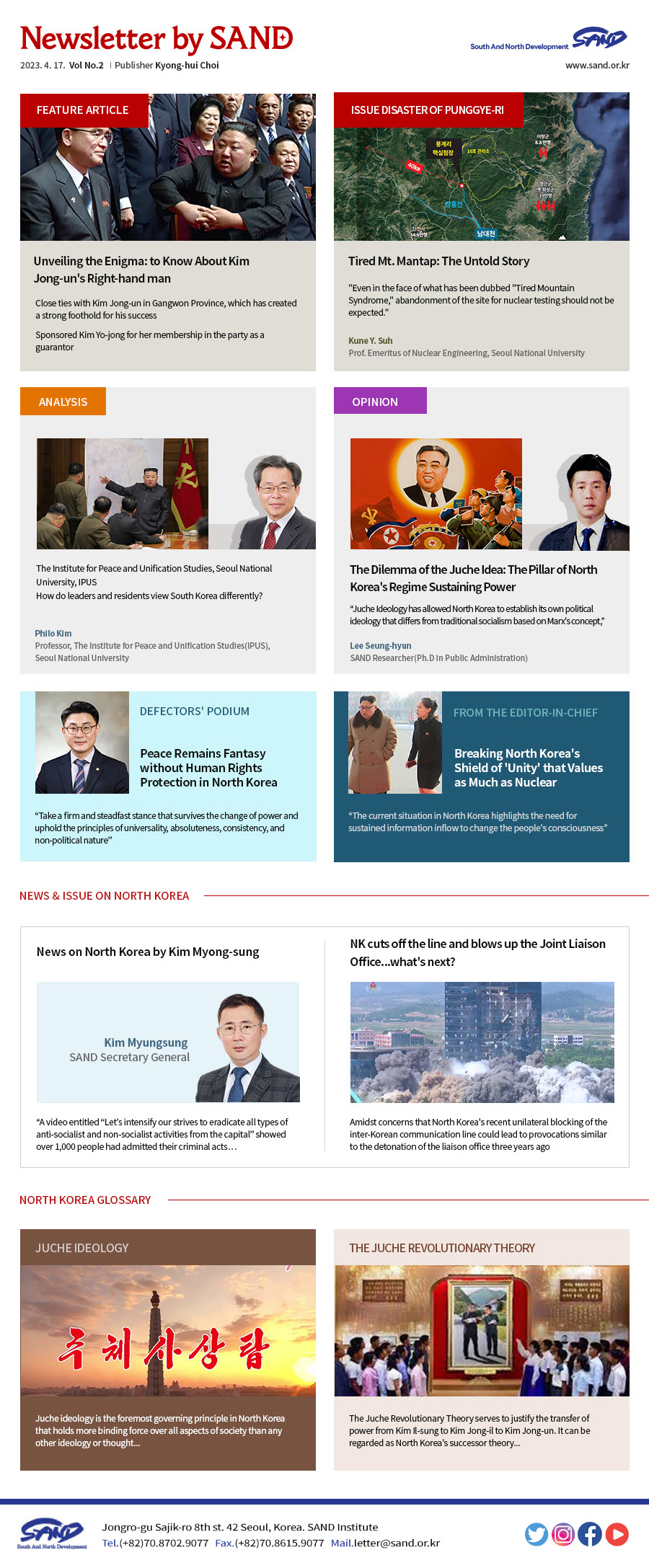 Newsletter by SAND